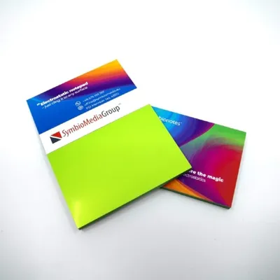Zdjęcie produktu dla Notatniki elektrostatyczne SYMBIO Symbionotes/ 70x100 mm/ zielone/ opakowanie 100 szt