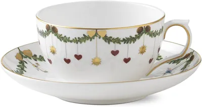 Produktbild von Teetasse - Sternförmige Weihnachtsausführung - (2-teilig)