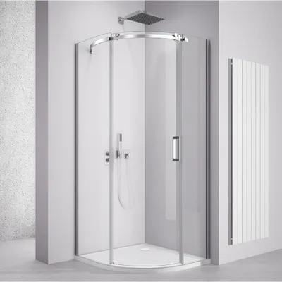 Immagine prodotto di THRON SQUARE cabina doccia quadrante 900x900mm, vetro trasparente, sinistra