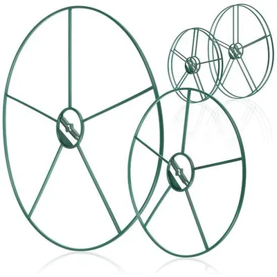 Immagine prodotto di Set di 6 portavasi rotondi in plastica verde