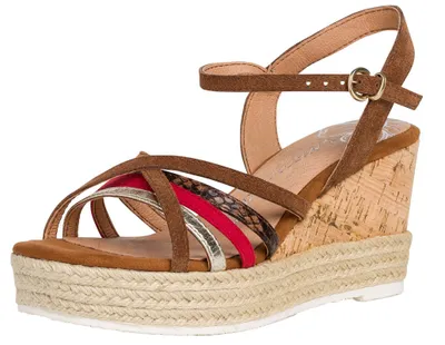 Produktbild von Marco Tozzi Damen Sandalette 2-2-28396-24 in cognac comb (Größe: 38)