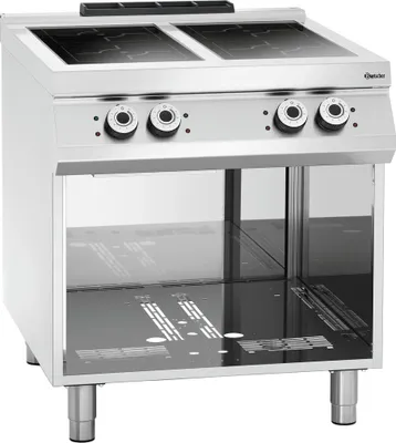 Produktbild von 4-Felder Induktionsherd, offener Unterbau