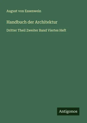 Produktbild von Handbuch der Architektur