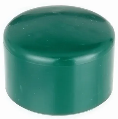 Immagine prodotto di Alberts 855246 Tappo per pali metallici rotondi, plastica, verde, per pali Ø 44 mm, set da 20