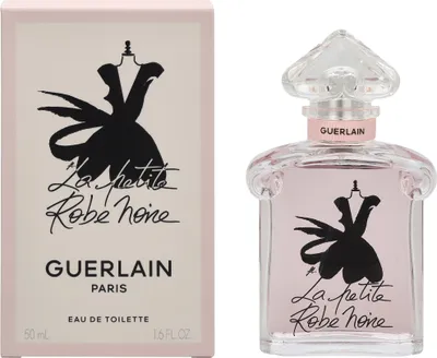 Produktbild von Guerlain La Petite Robe Noire, Frauen, 50 ml, Nicht nachfüllbare Flasche, Jasmin, Orangenblüte, Rose, Apfel, Schwarze Johannisbeere, Kirsche (Frucht), Bernstein, Weißer Moschus