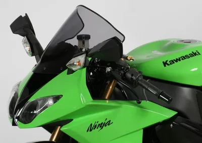 Produktbild von Racingscheibe MRA für Kawasaki ZX6R/ZX10R Bj. 2008-2012 rauchgrau Verkleidungsscheibe
