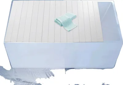 Obrázek produktu pro Kryt vany, odkládací podnos, udržení teploty, bílá