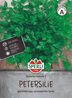 Produktbild von SPERLI Petersiliensamen Einfache Schnitt 3 Petroselinum crispum 250 Pflanzen