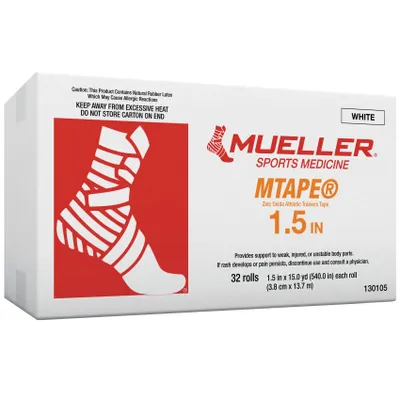 Zdjęcie produktu dla Taśma Mueller M-Tape biała (opakowanie zbiorcze)