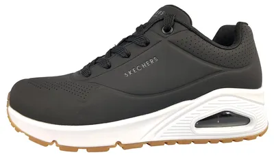 Productafbeelding van Skechers Uno on Air Damenschuhe Schnürschuhe Sportive Sneaker Schwarz Freizeit