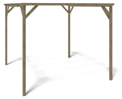 Produktbild von Carport Garagendach 3x3 m - 9 m2