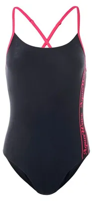 Produktbild von Aquawave - "Sublime II" Badeanzug für Damen IG1159 (L) (Schwarz/Himbeersorbetrot)