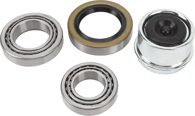 Zdjęcie produktu dla 2 zestawy L68149 L44649 Zestaw łożysk piast kół osi przyczepy dla osi 1-1/16 cala do 1-3/8 cala 3500 lb 84 trzpień