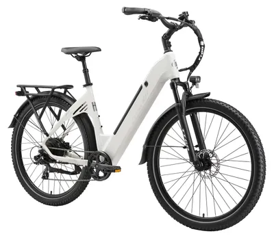 Obrázek produktu pro Elektrokolo – E-bike – kola o průměru 69,9 cm – motor 250 W – lithium-iontová baterie 48 V – dojezd přes 60 km – hydraulické kotoučové brzdy – bílá barva