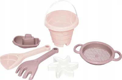 Produktbild von Rose Zuckerwatte Schloss Sand Set 6el