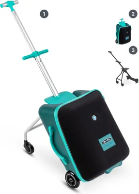 Zdjęcie produktu dla Walizka podróżna dla dzieci Micro Luggage Eazy Forest Green