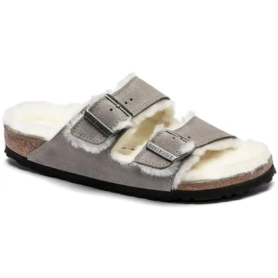 Produktbild von Birkenstock 1017403 Herren-Pantoletten in Grau – schmale Weite
