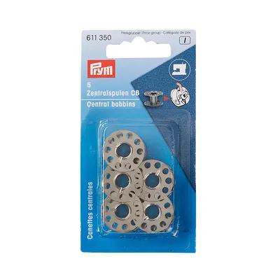 Produktbild von Prym 611350, Spulen-Set, Silber, 5 Stück(e), Metall, 2,05 cm, 11,7 mm