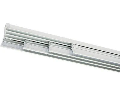 Produktbild von Flächenvorhangschiene Komfort Komplettset aluminium 4-läufig 225 cm