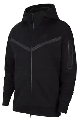 Immagine prodotto di Nike - Felpa con cappuccio e zip integrale TechFit da uomo PP5133 (M) (Nero)