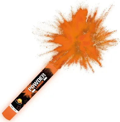 Obrázek produktu pro Konfety ORANŽOVÝ PRÁŠEK - 30 cm