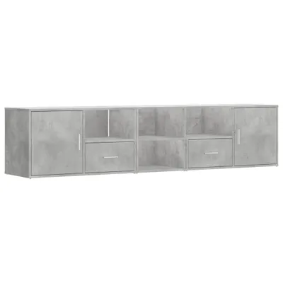 Produktbild von Eckregal Betongrau 200x40x45 cm Holzwerkstoff