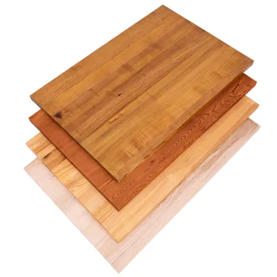 Produktbild von LAMO Manufaktur Holzplatte für Schreibtisch Tischplatte Massivholz Schreibtischplatte 100x80 cm, Roh, LHG-01-A-001-1008