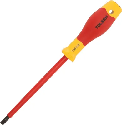 Produktbild von VDE-isolierter Schlitzschraubendreher 1,2 x 6,5 x 150 mm - Maxami