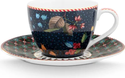 Produktbild von PIP STUDIO Berry Blues Espressotasse m.U. blau 120ml