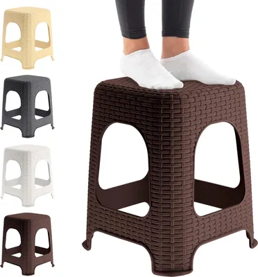 Produktbild von Kunststoff-Klapphocker 120kg braun Antirutsch