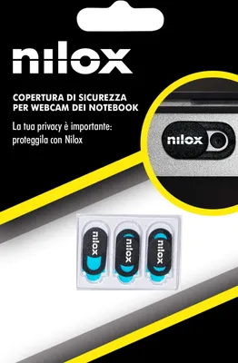 Obrázok produktu pre Nilox Ultratenký čierny posuvný kryt webovej kamery pre notebook/tablet/TV 3 kusy