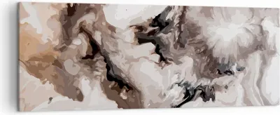 Produktbild von Bild auf Leinwand - Leinwandbild - Abstraktion modern - 140x50cm - Wand Bild - Wanddeko - Leinwanddruck - Bilder - Kunstdruck - Wanddekoration - Leinwand bilder - Wandkunst - AB140x50-4072
