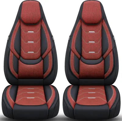 Produktbild von Schonbezüge Sitzbezüge für Smart fortwo 453 Bj ab 2014 in Schwarz/Weinrot H2