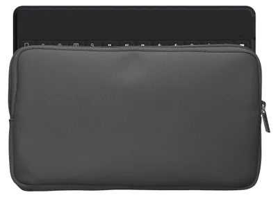 Produktbild von kwmobile Bluetooth Tastatur Cover kompatibel mit Logitech KEYS-TO-GO Hülle - Nylon Schutzhülle für Keyboard - Nylon Tasche mit Zipper - Dunkelgrau