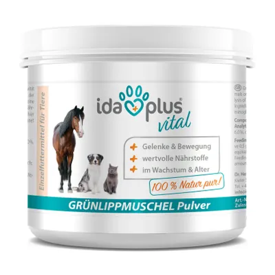 Produktbild von 100g Ida Plus Grünlippmuschelpulver