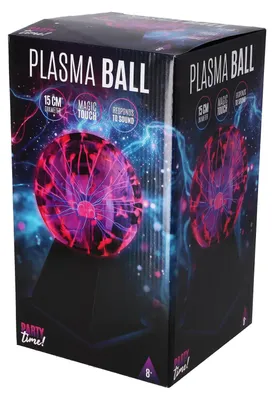 Obrázek produktu pro Party Time Disco Plasma koule 15 cm – barevná světelná hračka