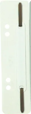 Image de Bande de reliure en PP avec couverture cartonnée, blanche, 34 x 150 mm