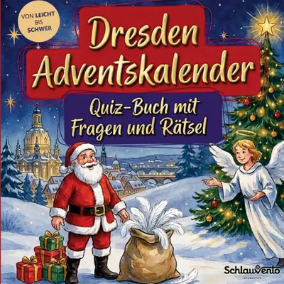 Produktbild von Dresden-Adventskalender: Quiz-Buch mit Fragen und Rätsel
