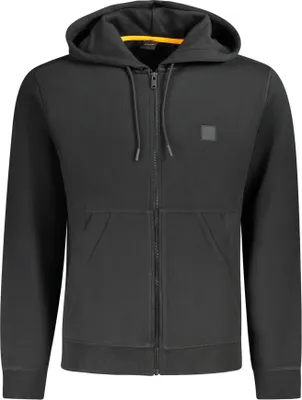 Produktbild von BOSS HERREN-SWEATSHIRT MIT ZIP-UP-MUSTER, SCHWARZ : Farbe - Schwarz, Größe - XL Größe: XL Farbe: Schwarz