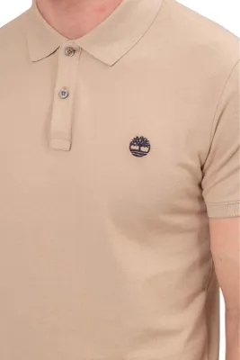 Imagen del producto de TIMBERLAND - Polo para hombre, corte ajustado, diseño básico con logo - Talla 3XL