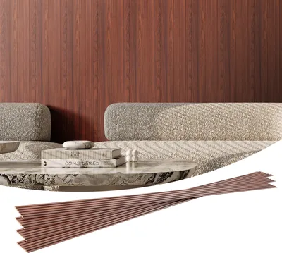Produktbild von VEVOR Akustikpaneele 8er-Set, Akustikplatten, 2450 x 166 mm, WPC-Akzent-Wandpaneele aus Holz für moderne Innenwände, Wandpaneele in Holzoptik