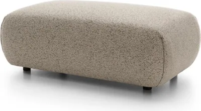 Produktbild von FURNLUX Hocker Tasche Beige Und Schwarz 113cm / Hauptfarbe: Beige / Abmessungen: 113 x 43 x 70 cm