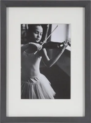 Image de Cadre photo en bois Henzo Viola, gris foncé, 13x18 cm