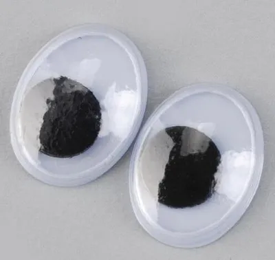 Produktbild von Efco 1039920, Wackelaugen, Kunststoff, Schwarz, Weiß, Junge/Mädchen, Nicht für Kinder unter 36 Monaten geeignet, 15 mm