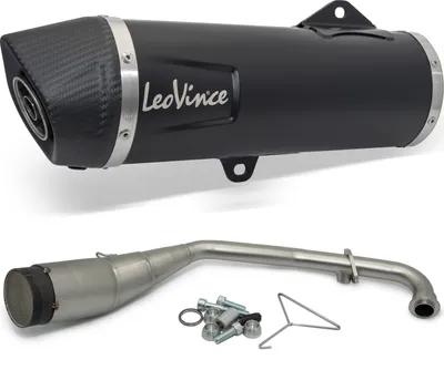 Produktbild von LeoVince kompletny system ze stali nierdzewnej SBK NERO dla HONDA FORZA 125 z katalizatorem