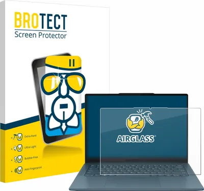 Produktbild von BROTECT Schutzglas für Lenovo Yoga Pro 7 Gen 9 14" Touch Schutzfolie Panzer Folie Glas Display Schutz klar
