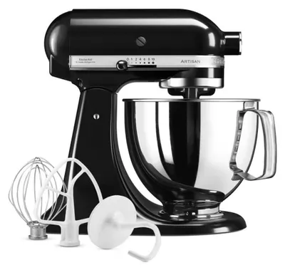 Produktbild von KitchenAid Artisan Küchenmaschine 300 W, Schwarz