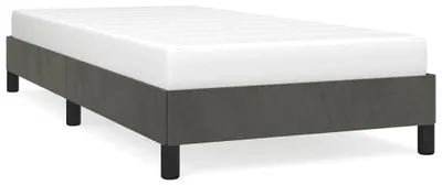 Obrázek produktu pro vidaXL Rám postele bez matrace tmavě šedý 90x190 cm sametový
