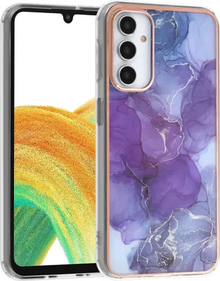 Produktbild von UNIQ Accessory Samsung Galaxy A24 TPU Backcover - Marble Purple