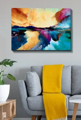 Produktbild von Wallity, Kanvas- TCR1399, Bunt, Leinwandbilder, 70 x 100 cm, 100% Leinwand